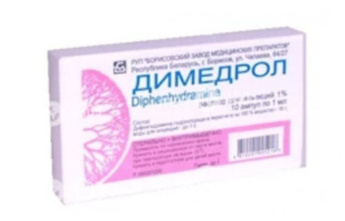 Димедрол при аллергии