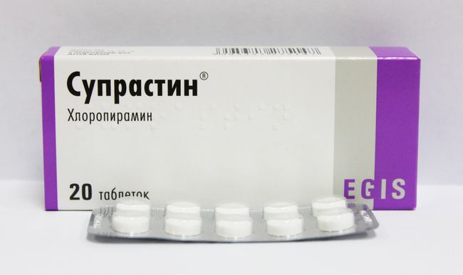 Противоаллергические препараты, такие как Супрастин, помогают в борьбе с экземой