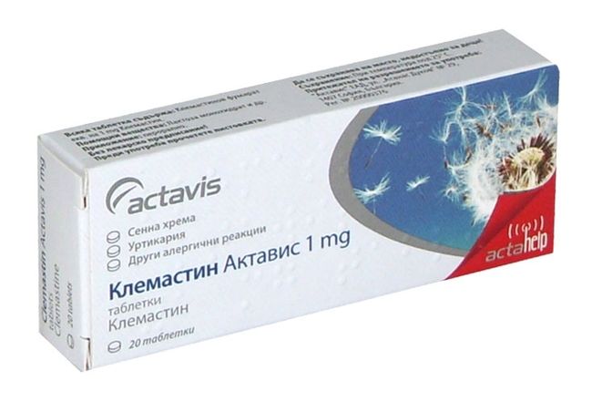 Таблетки Клемастин являются одними из самых распространенных среди антигистаминных средств, которые принимают при дерматозах